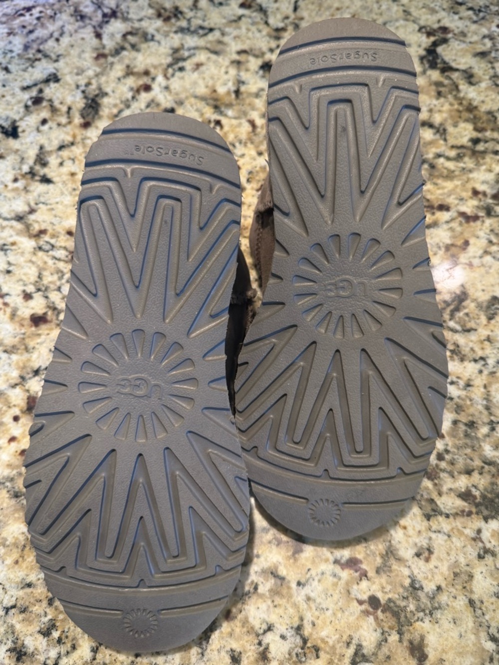 Ugg Grey Classic Ultra Mini Boots Size 7 - Picture 7 of 9